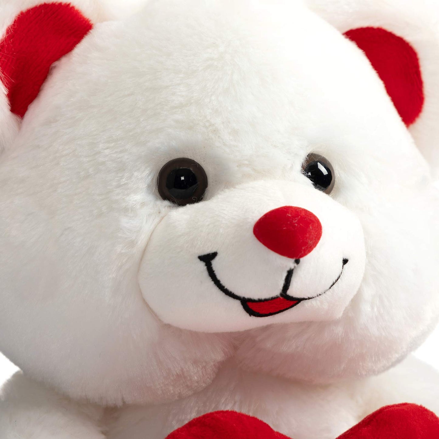 HollyHOME Teddy Bear with Heart — LED Blush Plush, Says I Love You, 13-Inch Gift