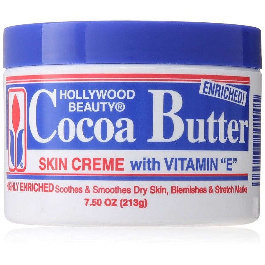 Hollywood Beauty Cocoa Butter Skin Creme Deep Hydration & Repair for Dry Skin & Stretch Marks 213g/7.51 oz