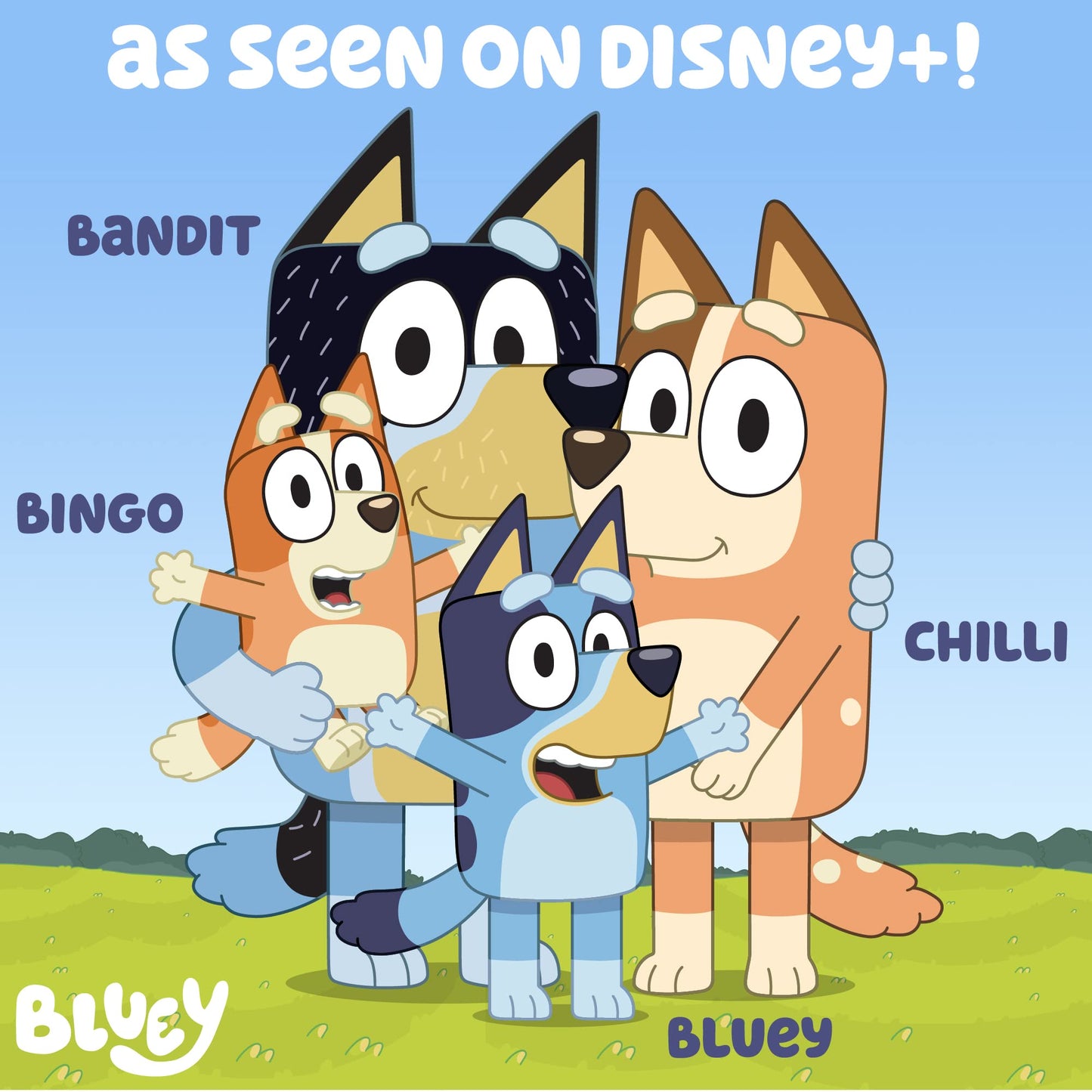 Horizon Group USA Bluey Sticker Playset — 2 Reversible Scenes & 35+ Reusable Puffy Stickers