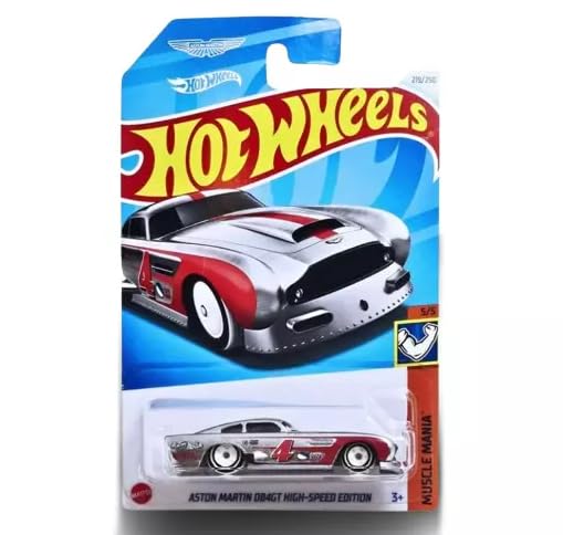 Hot Wheels Aston Martin DB4GT High-Speed Edition Muscle Mania 1:64 Die-Cast Car – Collectible 5/5