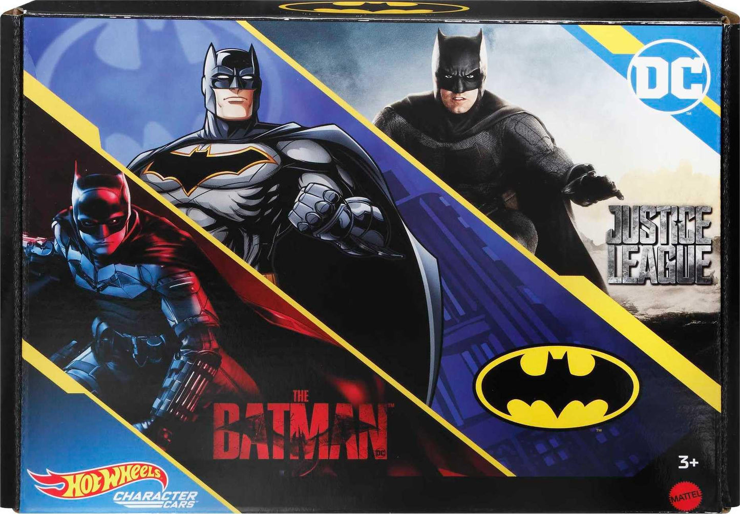 Hot Wheels Batman 6-Pack Cars – 6×1:64 Scale Bat-Character Vehicles (Styles May Vary)