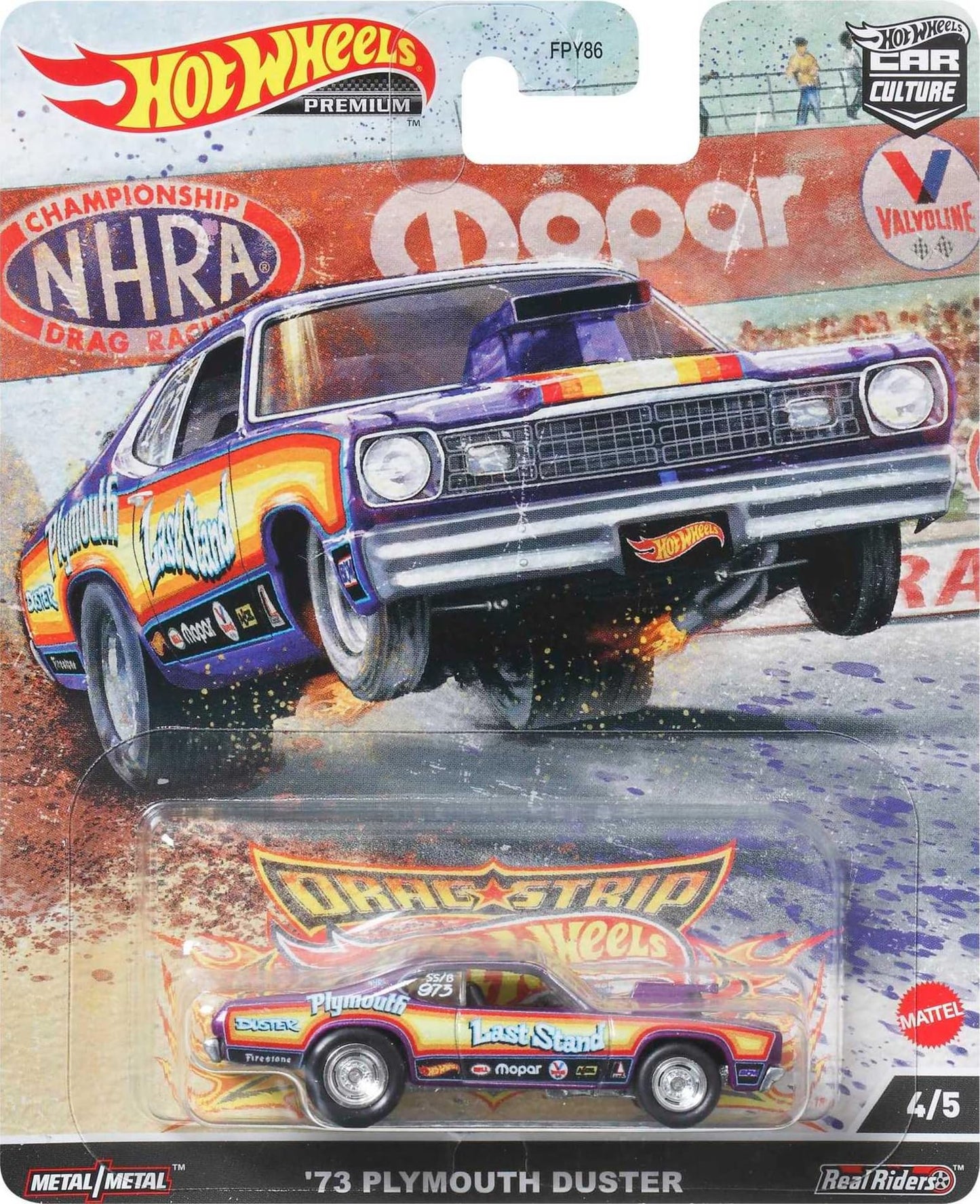 Hot Wheels Car Culture Circuit Legend 1:64 Plymouth Duster 73 – Premium Die-Cast