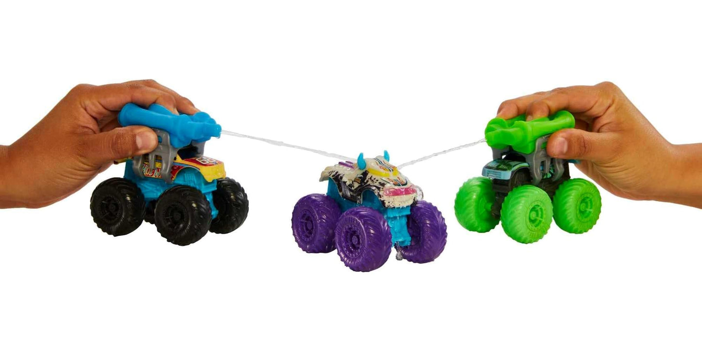 Hot Wheels Color Reveal Monster Trucks 1:64 | Water Dunk Tank & Color Shifts