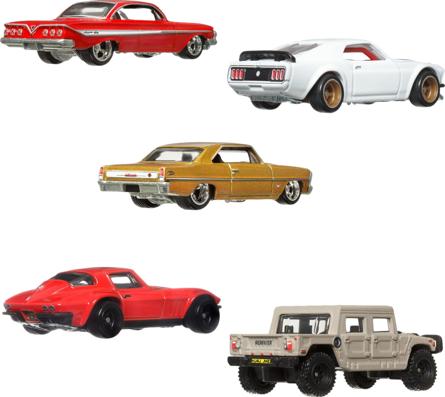 Hot Wheels Premium Fast & Furious 1:64 Scale 5-Pack Die-Cast Cars – HKF07