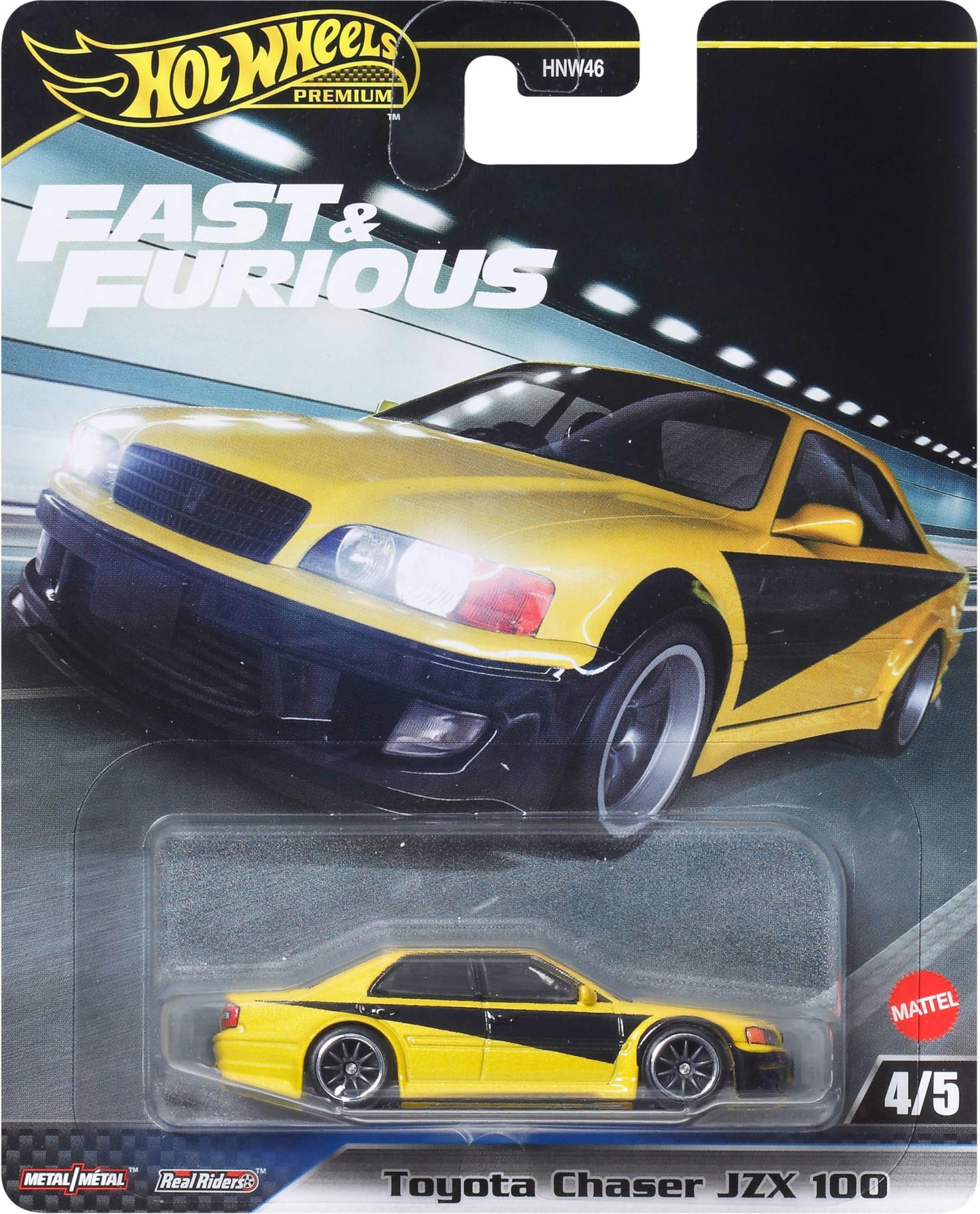 Hot Wheels Premium Fast & Furious 1:64 Die-Cast Cars – Real Riders Tires & Metal Body