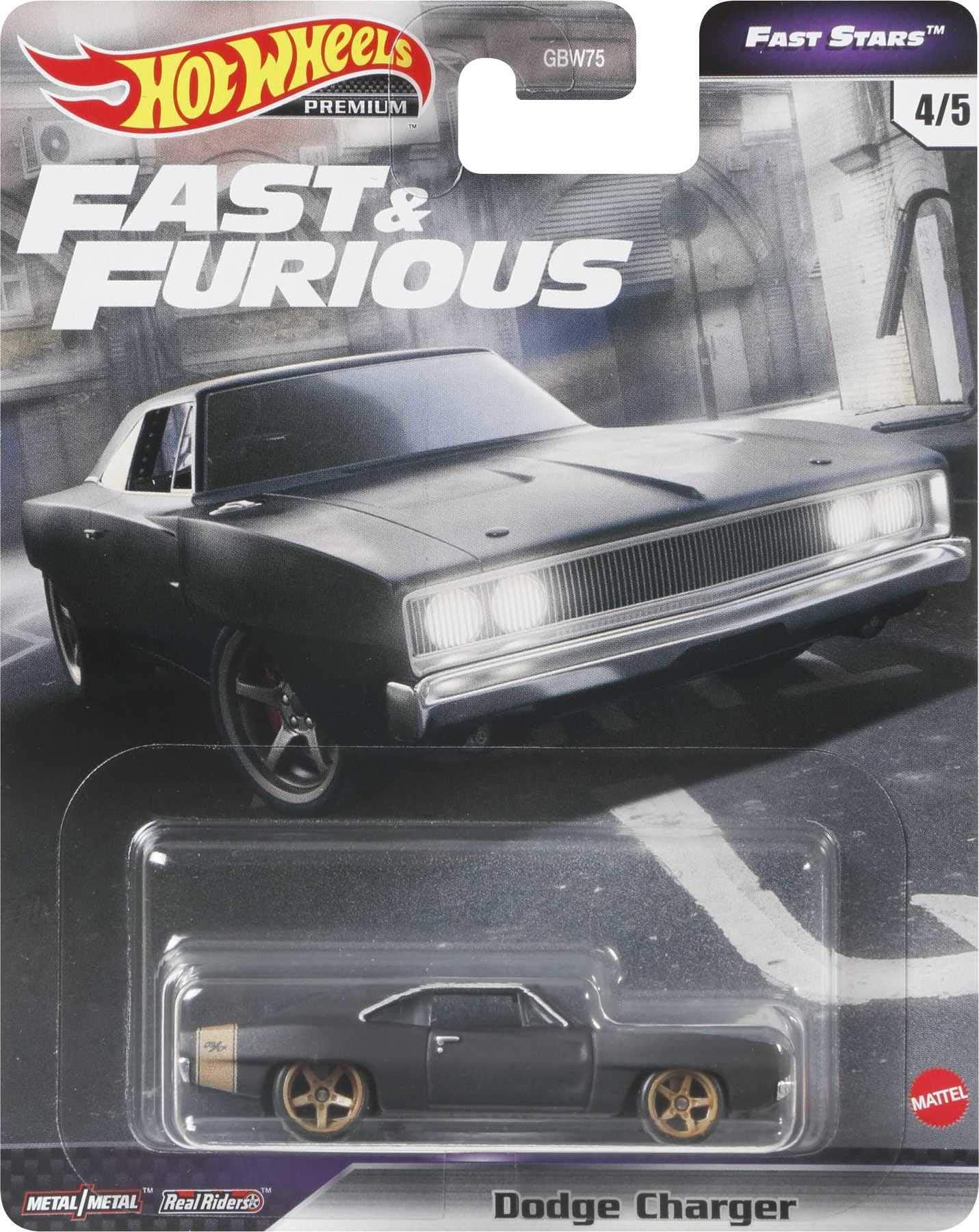 Hot Wheels Fast & Furious Dodge Charger 1:64 Scale – Collectible Car for Fans