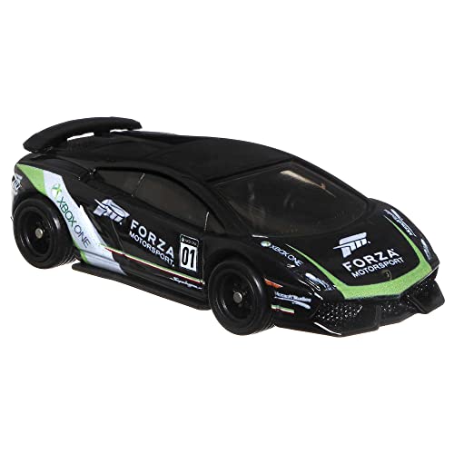 Hot Wheels Forza 5-Pack – 1:64 Scale Die-Cast Cars (Nissan Silvia S15, Mini, Porsche 911 GT3RS, Lamborghini Gallardo LP570-4, Porsche Speedster)