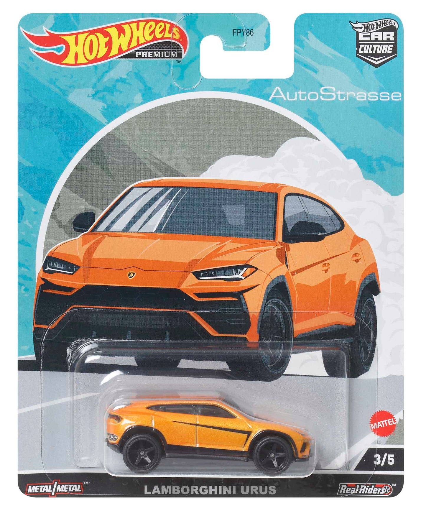Hot Wheels Premium Lamborghini Urus Auto Strasse – 1/64 Scale