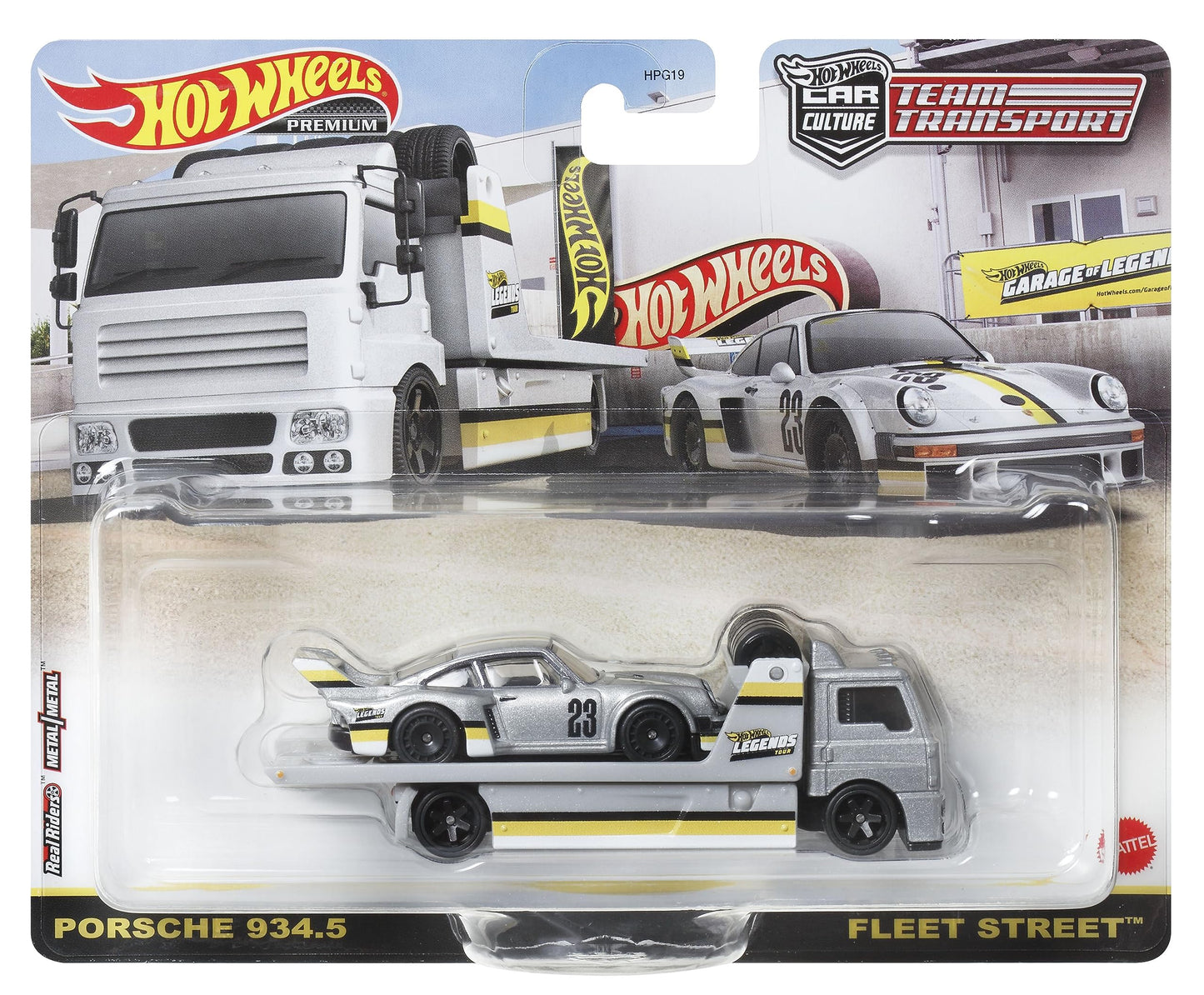 Hot Wheels Legends Tour 2023 Team Transport: Porsche 934.5 & Fleet Street – 1:64