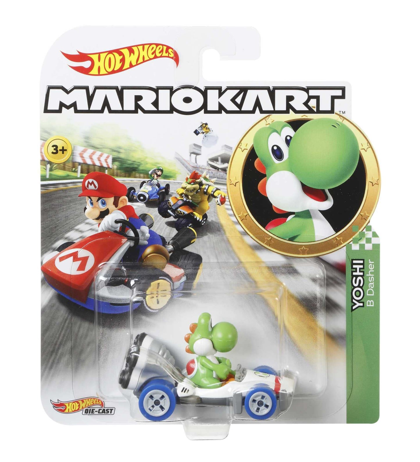 Hot Wheels Mario Kart Collection - 1:64 Die-Cast Replica Vehicles