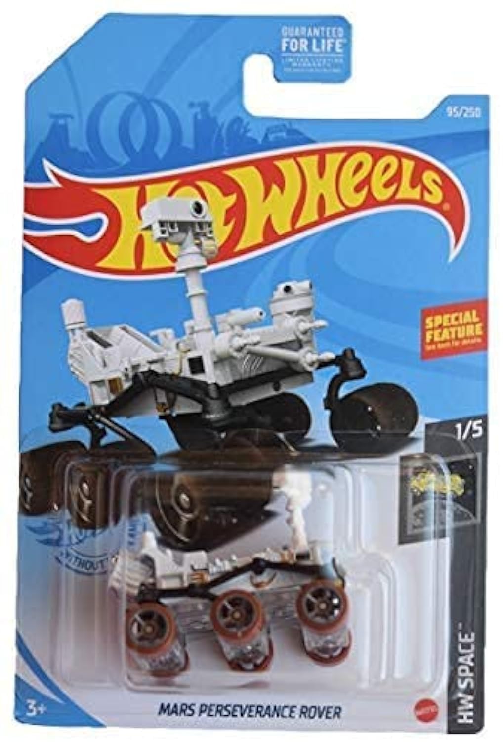 Hot Wheels Mars Perseverance Rover 1:64 Die-Cast – White, 95/250
