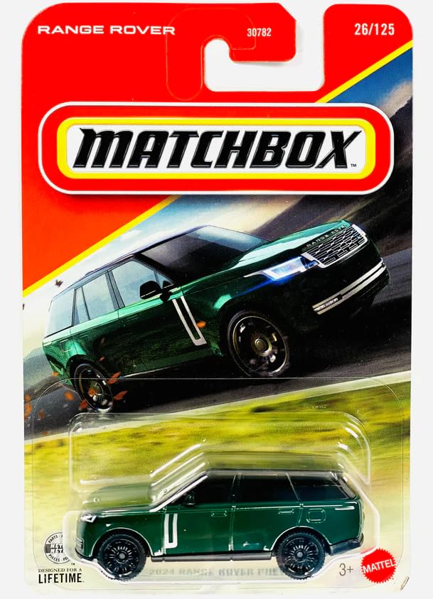 Hot Wheels Matchbox 2024 Range Rover PHEV – Green 1:64 Diecast Car (26/125)