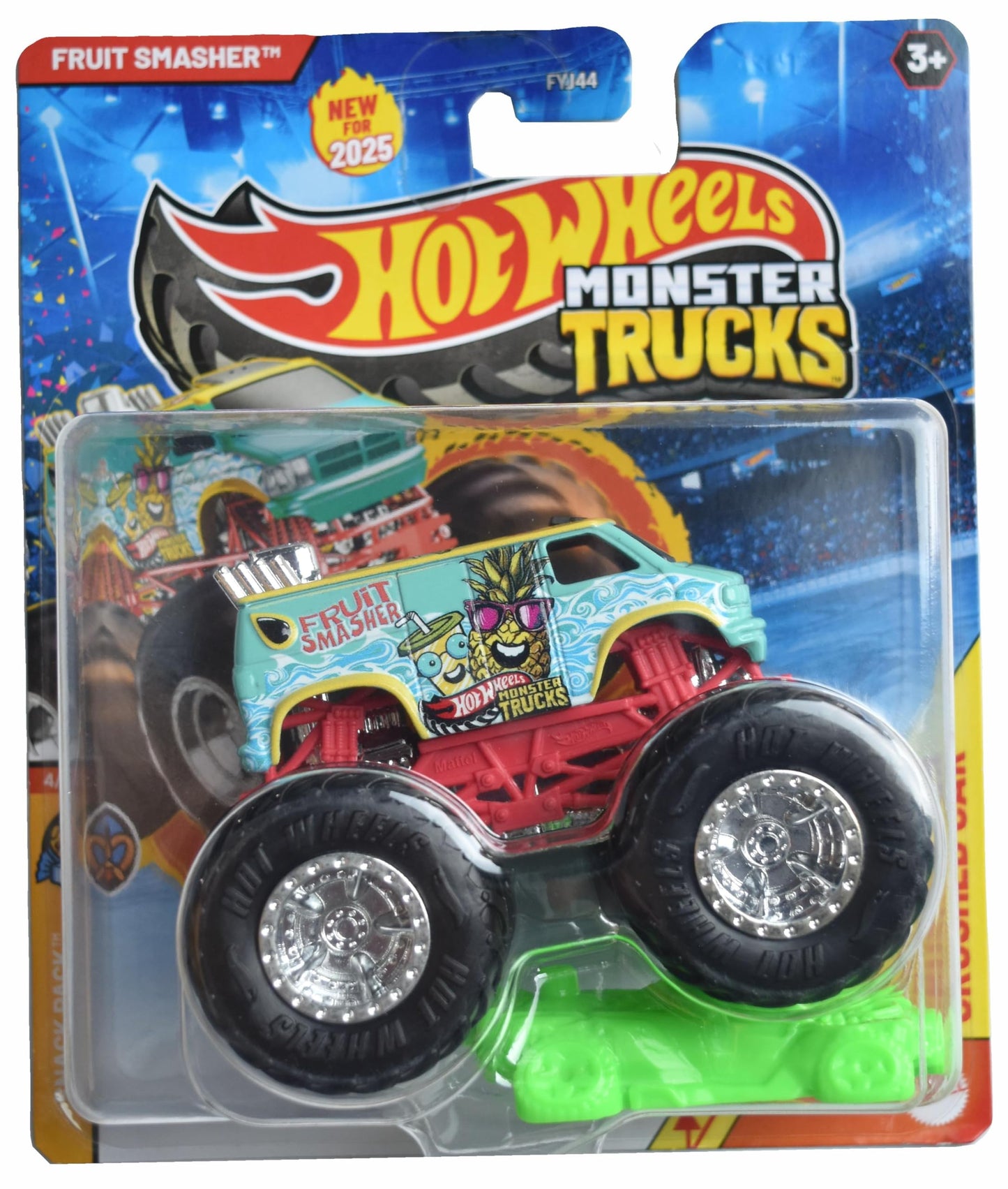 Hot Wheels Monster Trucks Fruit Smasher Snack Pack 4/5 – 1:64 Die-Cast