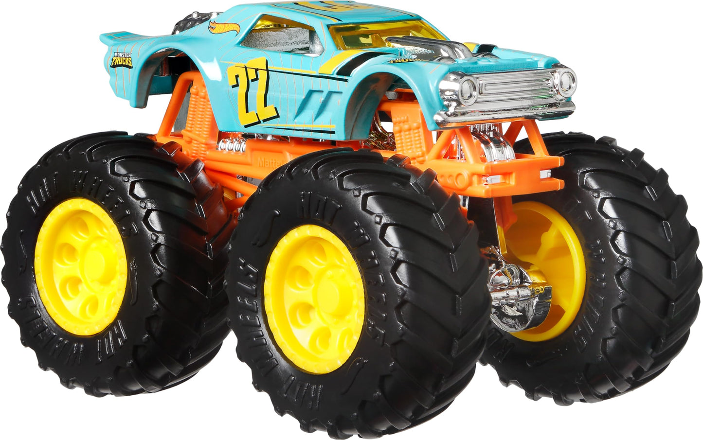 Hot Wheels Monster Trucks 1:64 Scale 4-Pack | Giant Wheels & Exclusive Truck