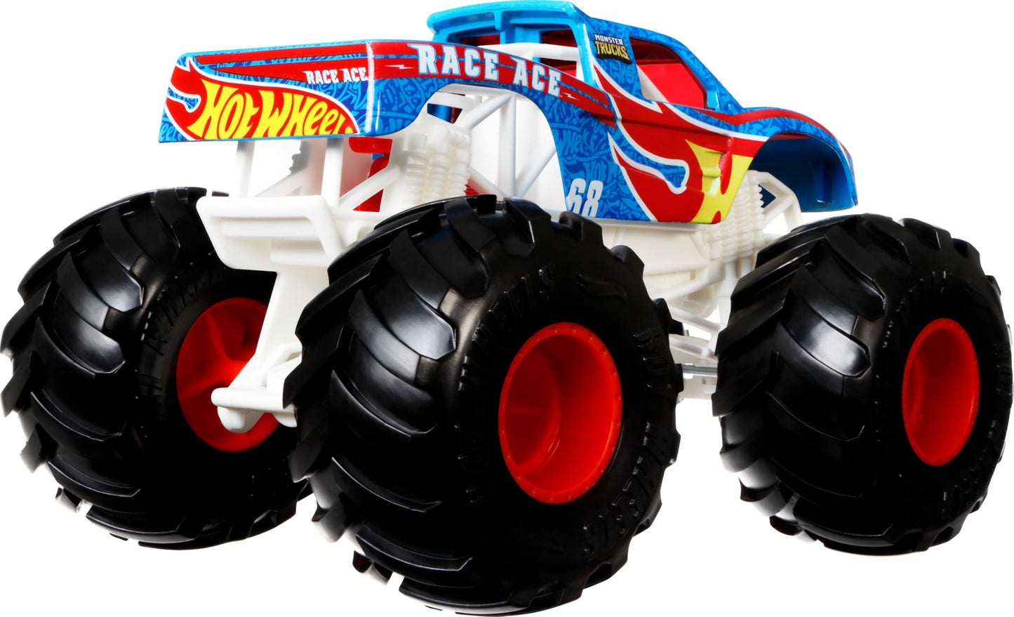 Hot Wheels Monster Trucks Oversized 1:24 Scale Die-Cast – Race Ace