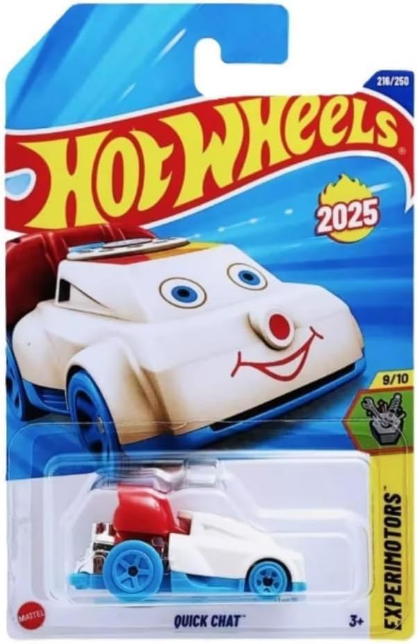 Hot Wheels Quick Chat White Telephone — Experimotors 9/10, 216/250 | 1:64 Diecast Vehicle (New for 2025)