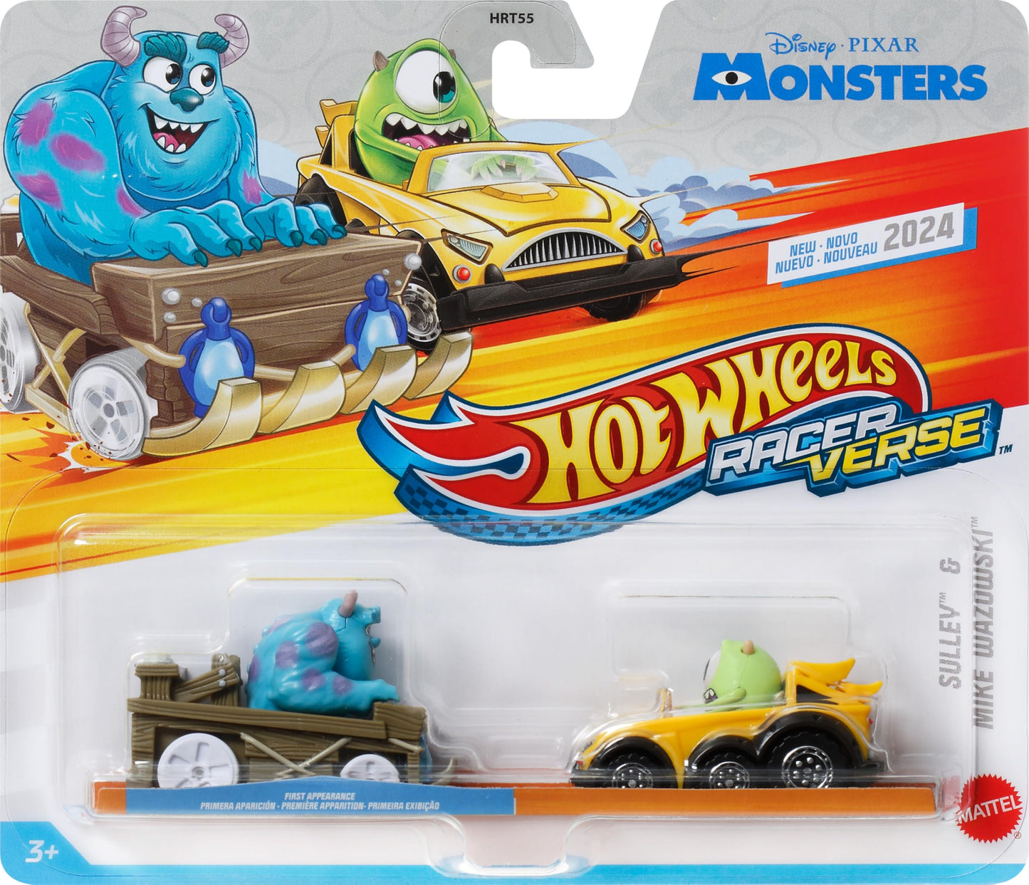 Hot Wheels RacerVerse 2-Pack Die-Cast Cars with Character Drivers – Optimized for RacerVerse Track (Styles May Vary)