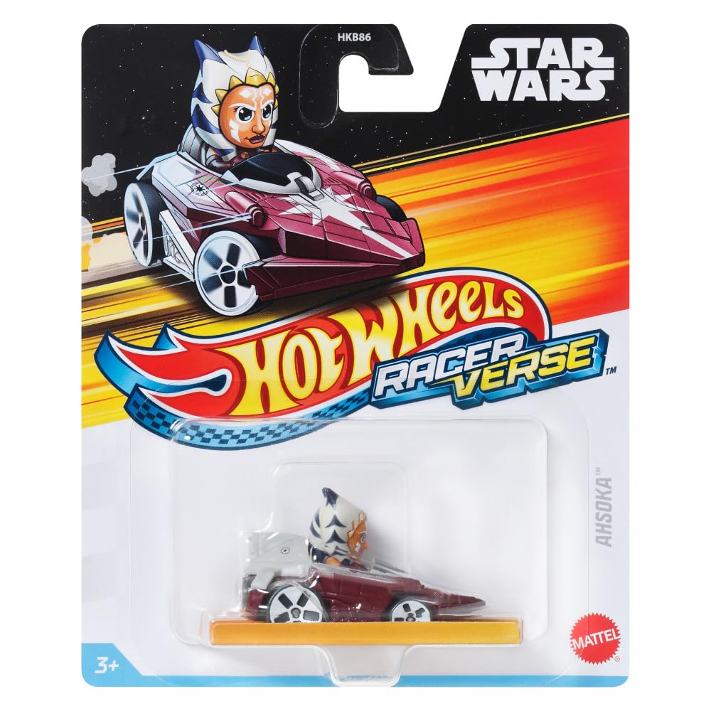 Hot Wheels RacerVerse Ahsoka Toy Vehicle – 1:64 Die-Cast