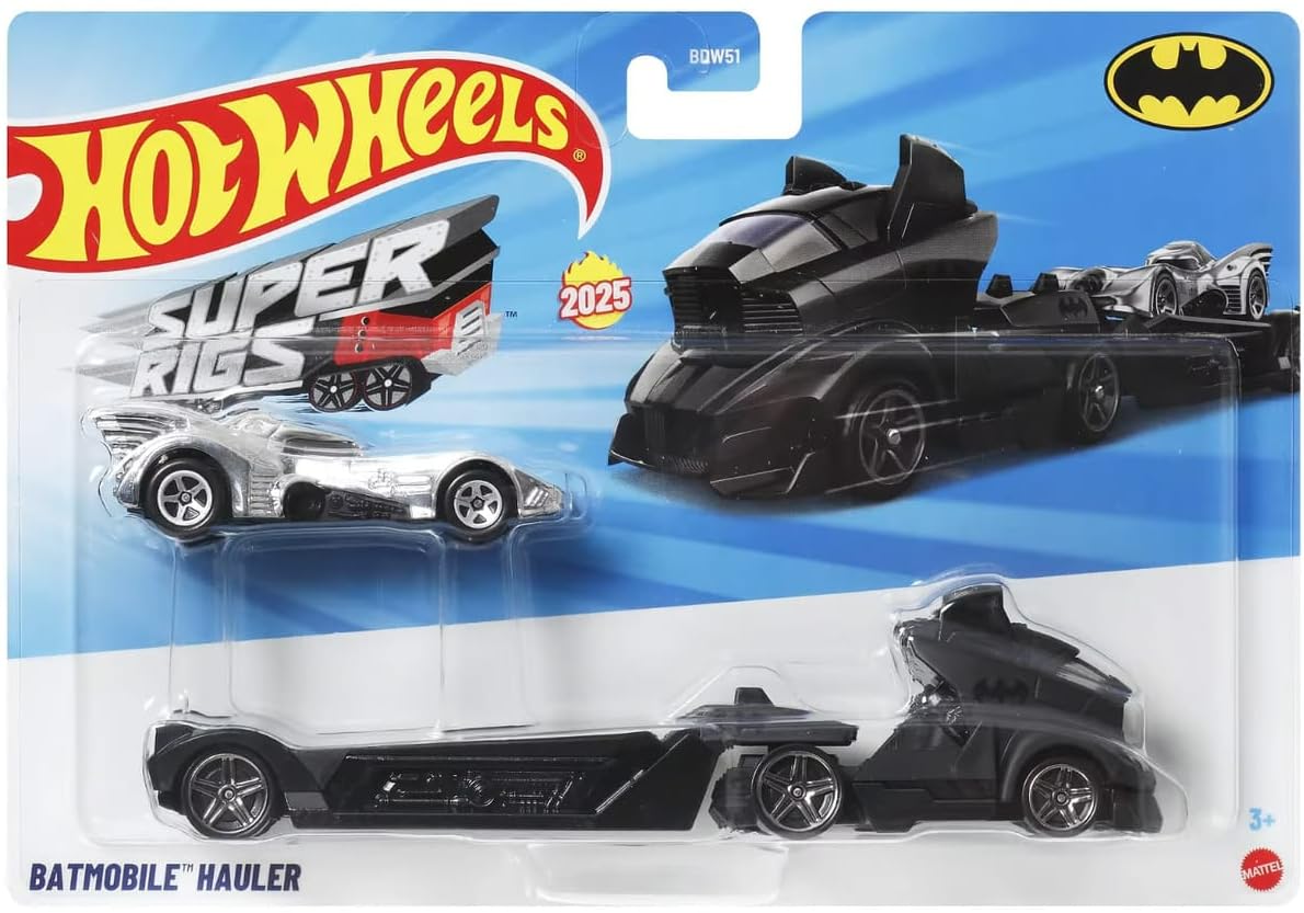 Hot Wheels Super Rigs Batmobile Hauler – 1:64 Diecast Vehicle