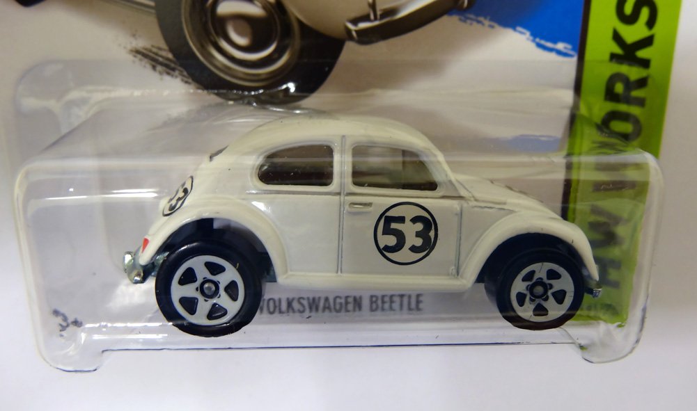 Hot Wheels 2014 Volkswagen Beetle – Herbie The Love Bug HW Workshop 191/250, 1:64 Scale