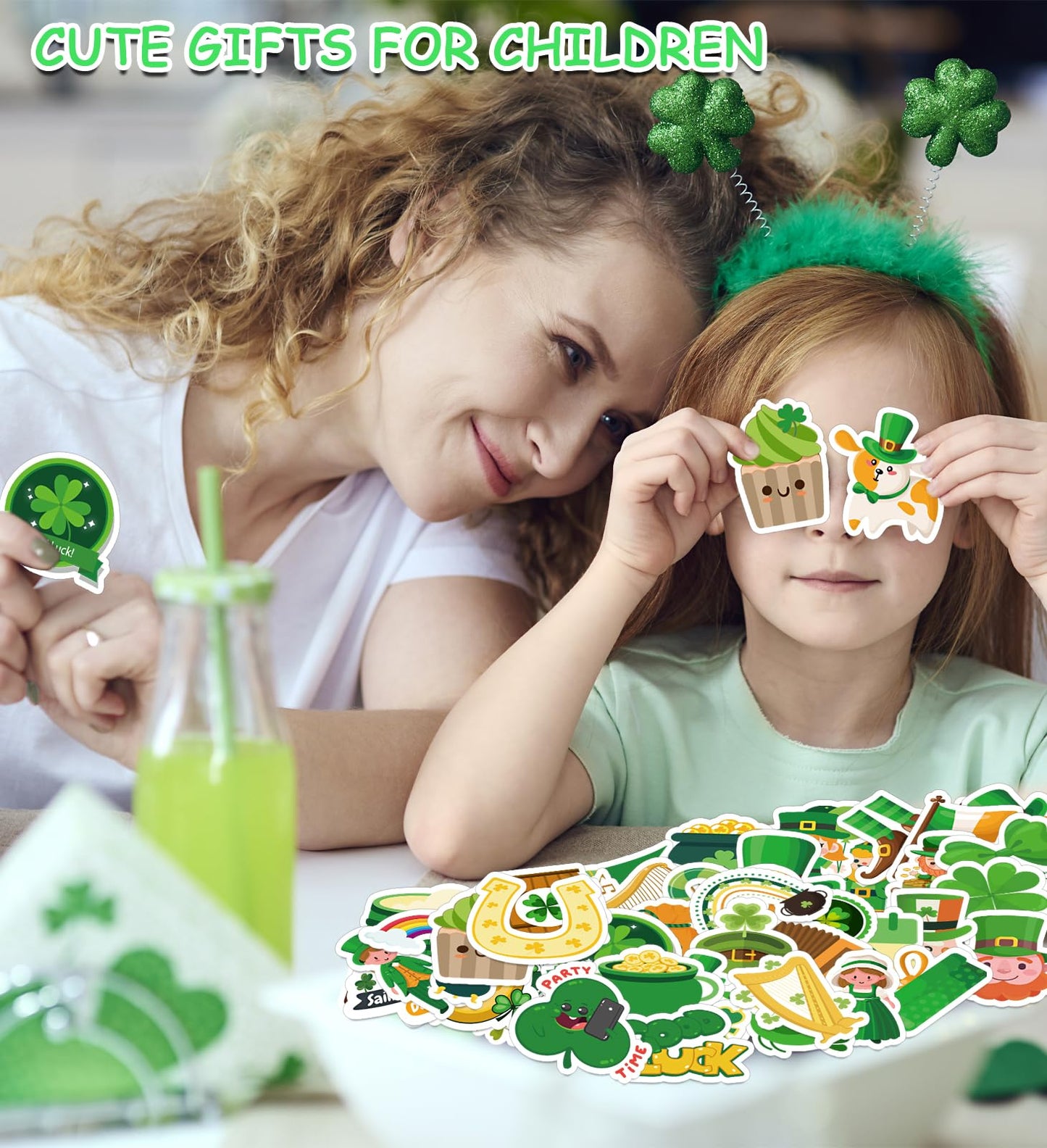 St Patrick's Day Stickers for Kids | 100 Festive Designs | HSHFAMIIY
