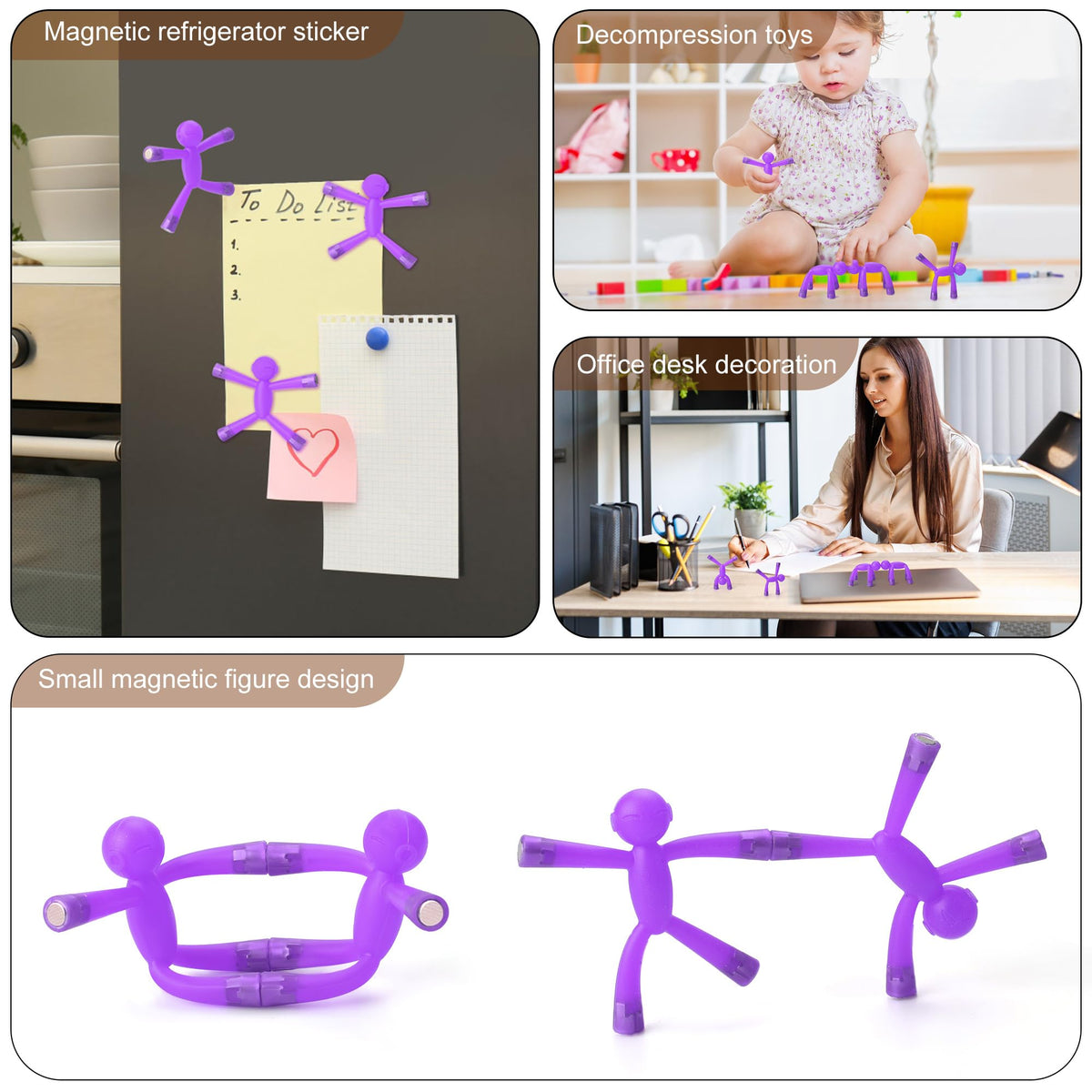 HTSHO Purple Adult Fidget Toys – Travel Pack for Kids, Teens & Adults