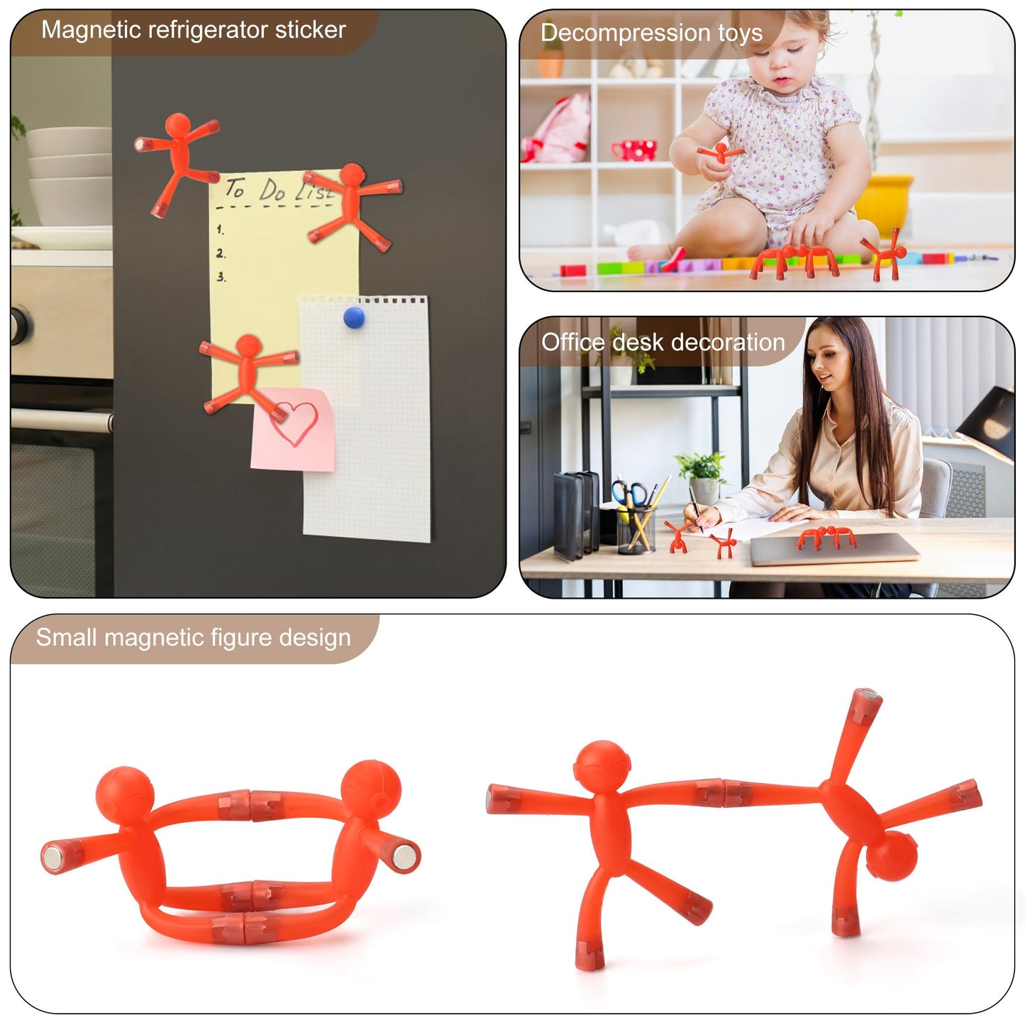 HTSHO Adult Fidget Toys - Car Ride Activities for Kids Aged 4-8 | Travel Essentials (Red)