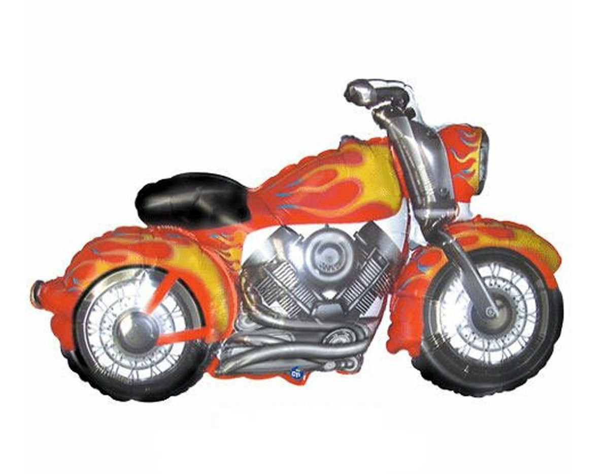 Hungover Snarly Motorcycle Balloon – 45-Inch Double-Sided Mylar Balloon, Refillable (Pkg/1)
