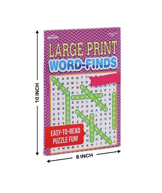 Idea Liftoff 18 Pack: Large & Digest Word-Find & Crossword Puzzles for Adults