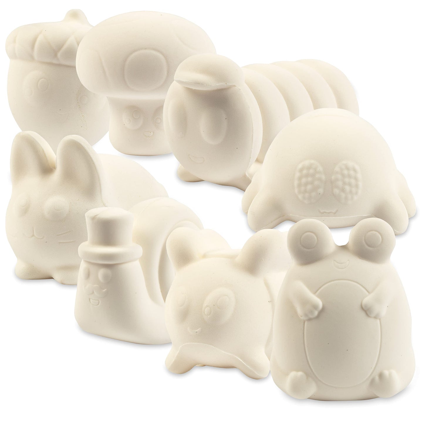 Idiy Jumbo Garden Animal Squishy Set – 8 Scented Slow-Rise Garden Themed Squishies (4–6")