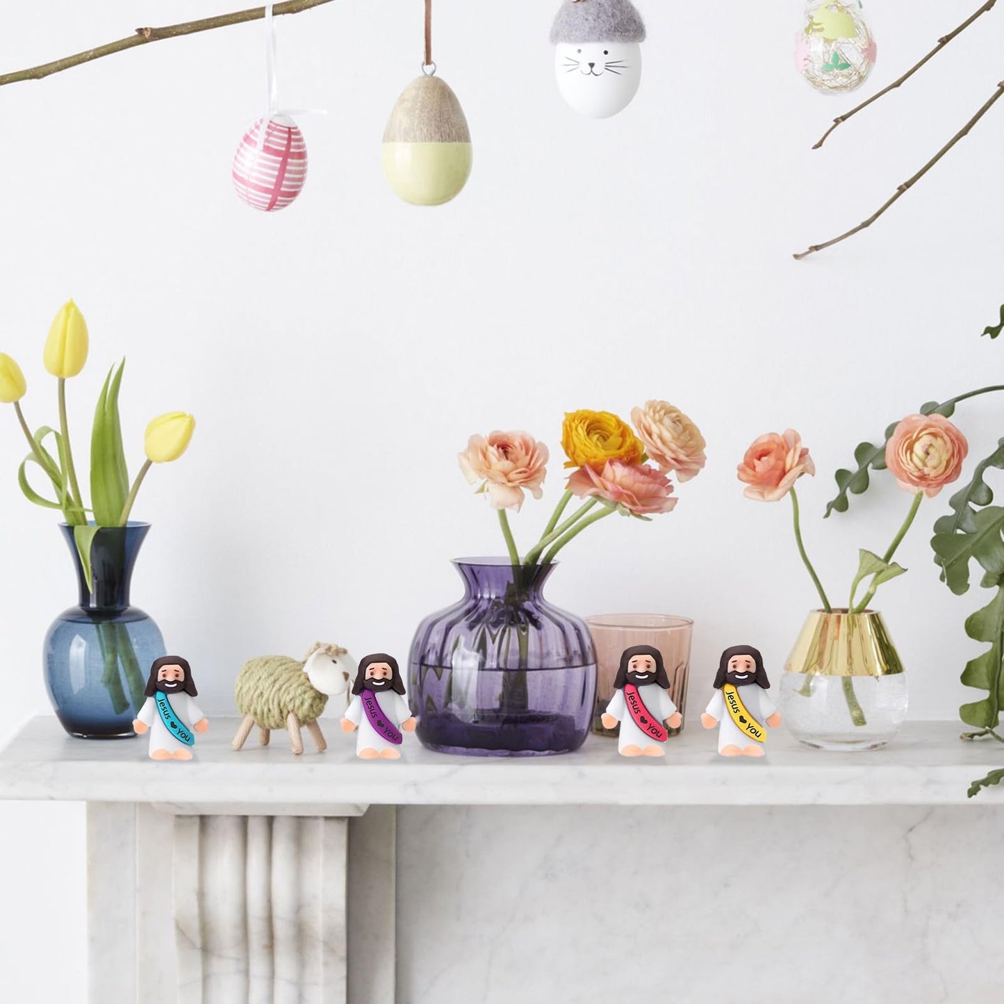 IEUHDKWL 30-Piece Little Jesus Figures – Mini Easter Gifts, Sunday School Favors & Religious Party Decor