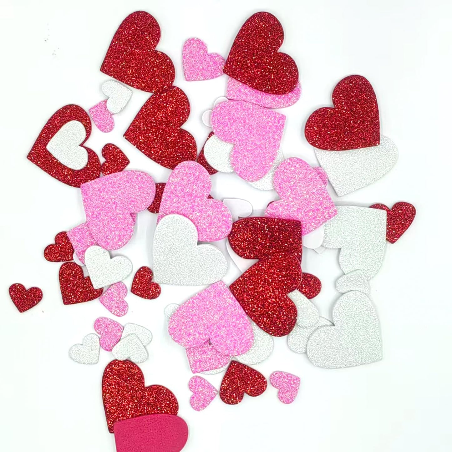 IFKEGON 360Pcs Heart Foam Stickers – Self-Adhesive 3D Puffy Hearts for Arts & Crafts