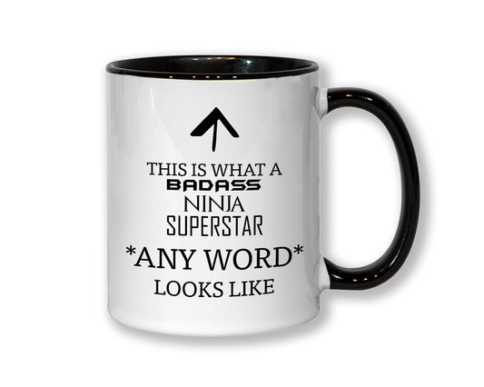 This Is What A Badass Air Stewardess Looks Like 11oz Coffee Mug Tea Gift Idea For Cabin Crew Flight Attendant Commercial Airline MG0789