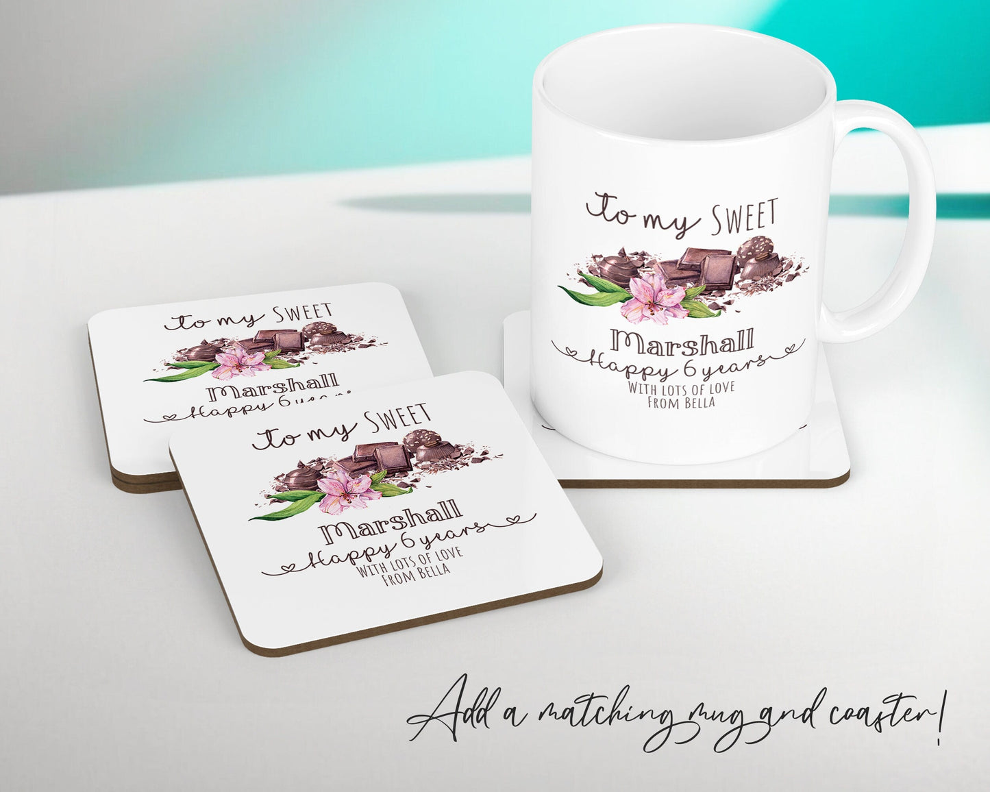Personalised 6 Sweet years together Anniversary Gift Cushion Custom Design Gift Valentines Present - Wedding Cushion Pillow Gift CS384
