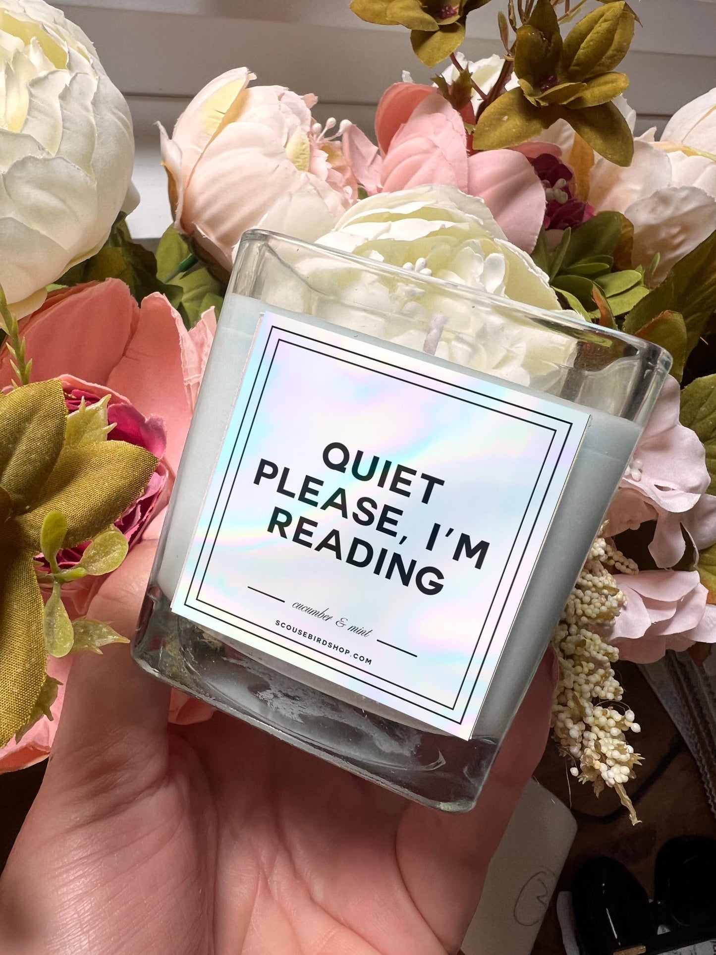 Scented Soy Candle - Quiet Please, I'm Reading