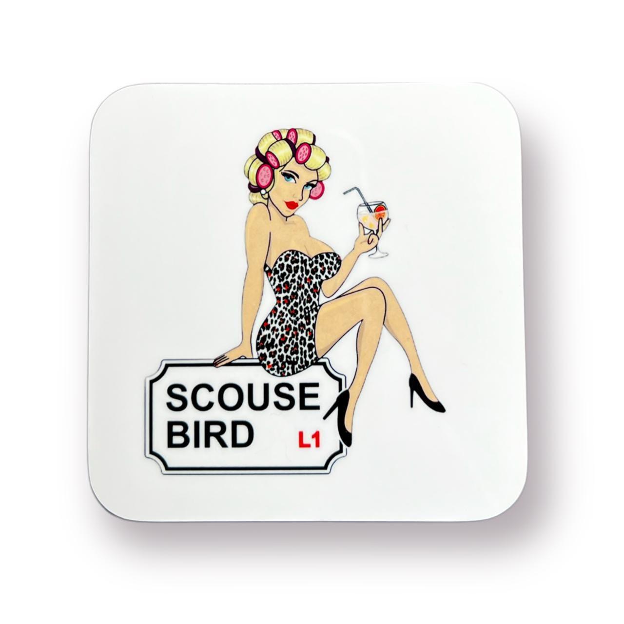 Scouse Bird Logo Coaster