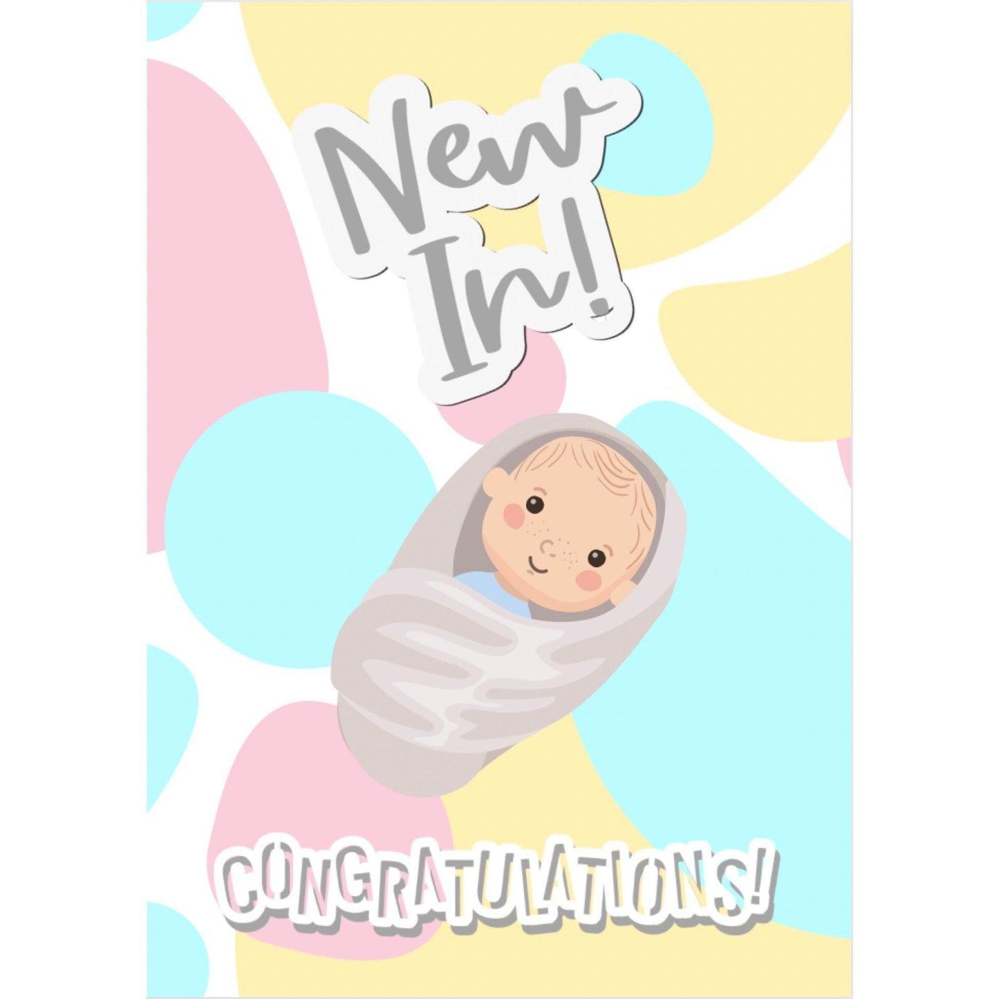 New In Congratulations New Baby Card