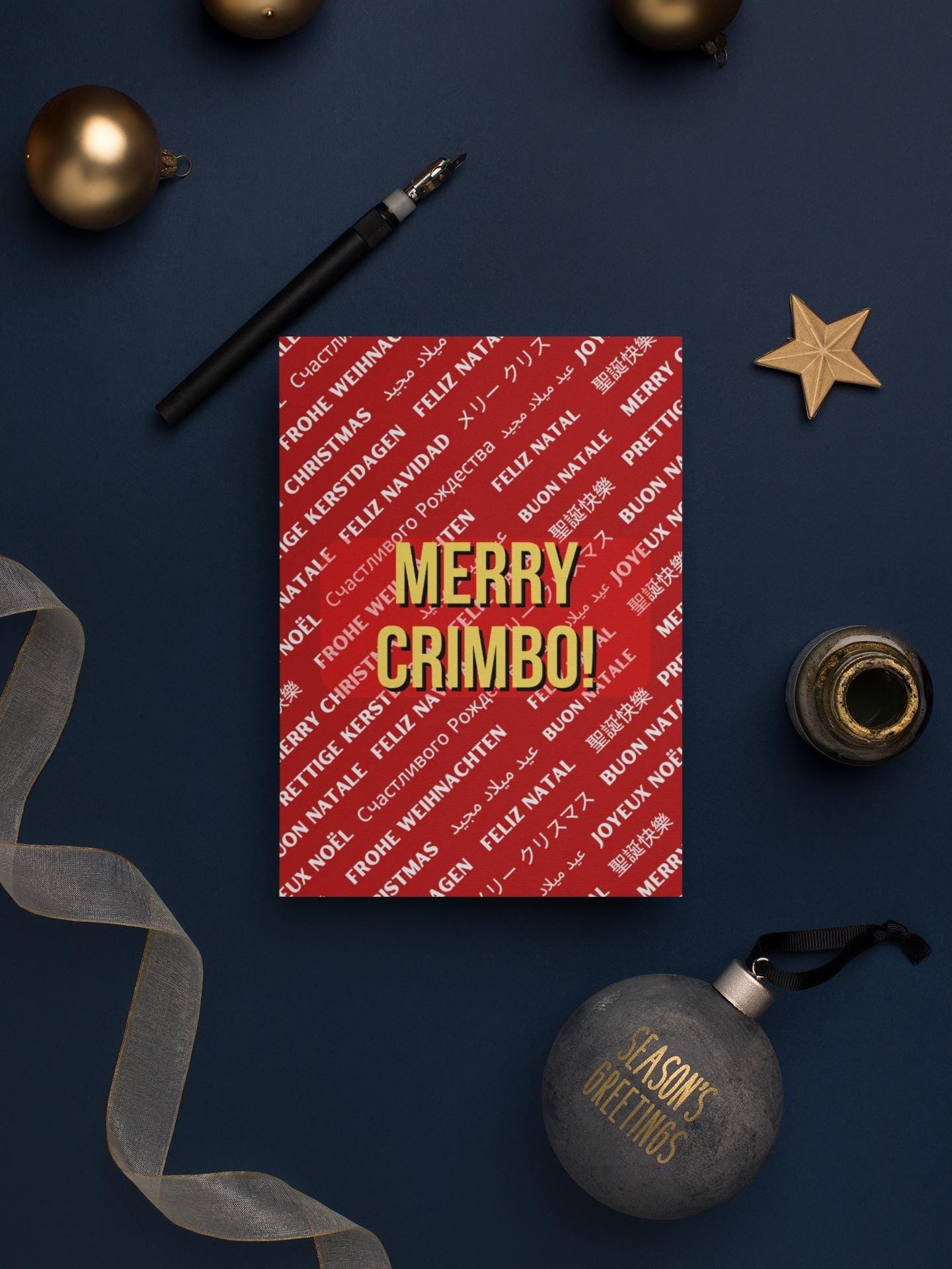 Multi Language (Including Scouse) Christmas Card