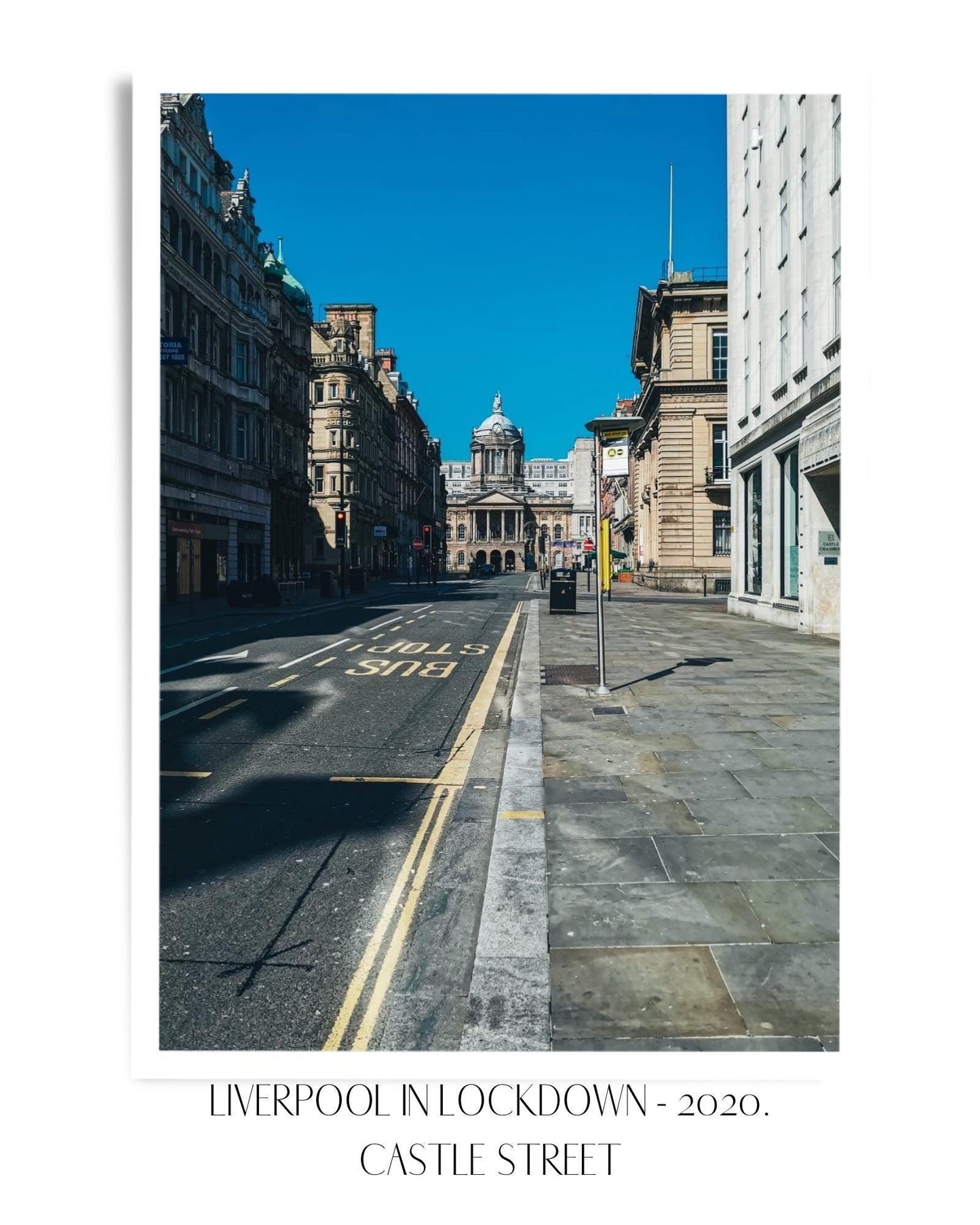 Liverpool In Lockdown Print - Castle Street