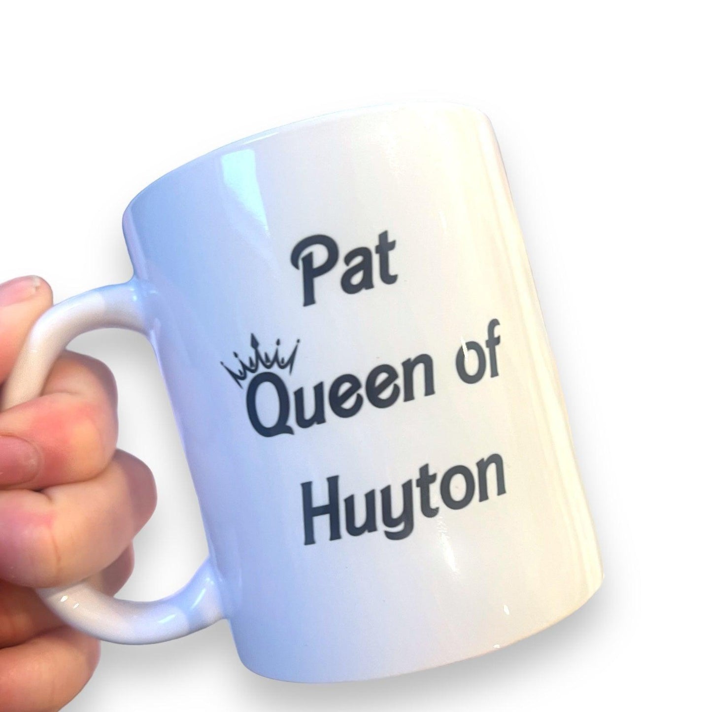Personalised 'Queen Of _______' Area Mug