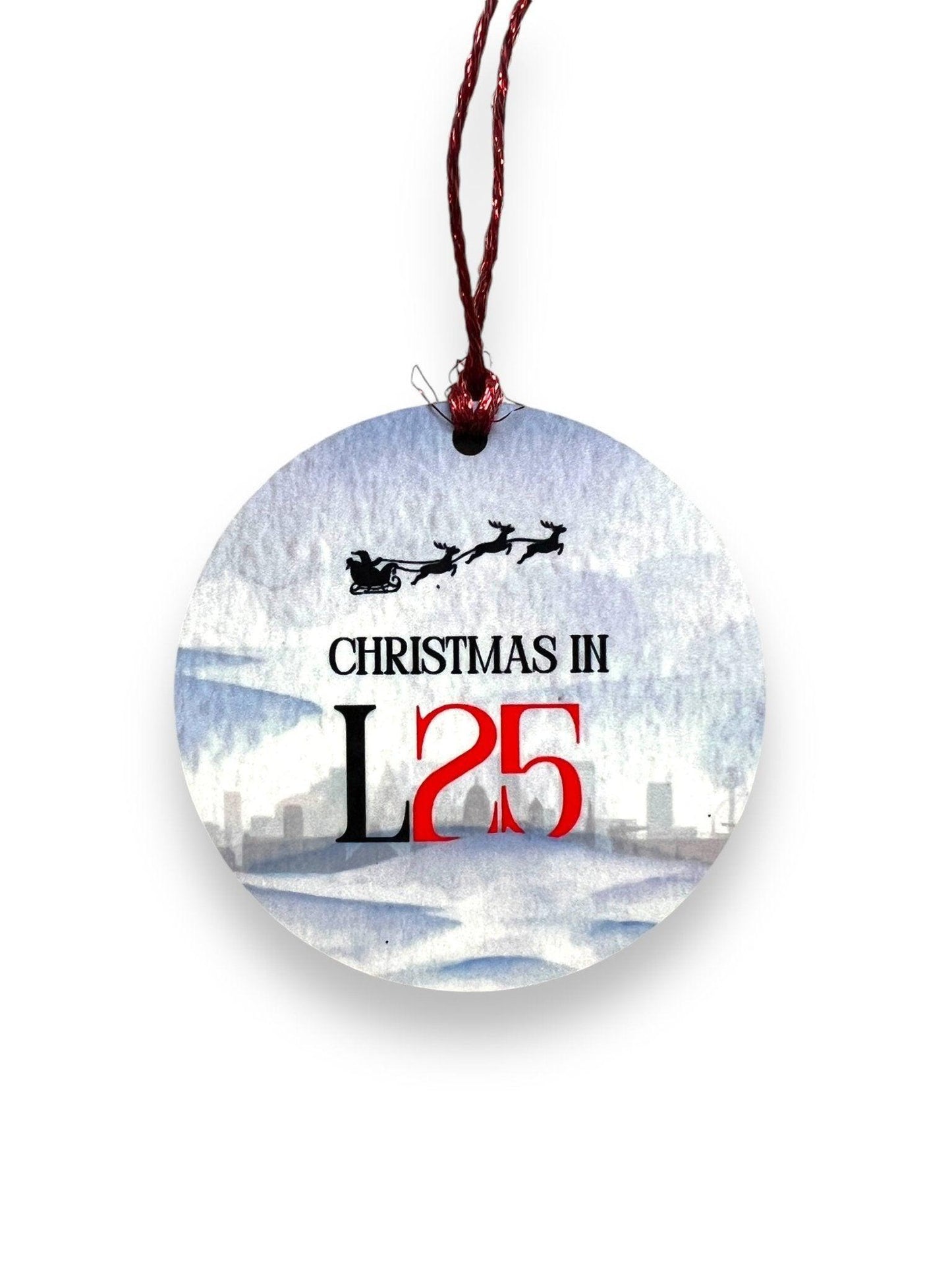 Christmas In Your Liverpool Postcode Christmas Decoration
