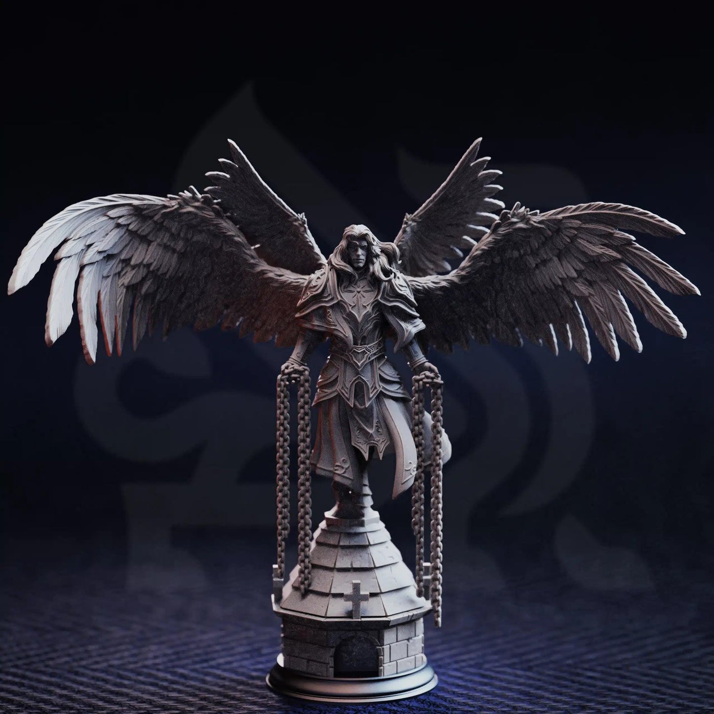 Varathos – Warden of Syelden - 3D Printed Sorcerer Character Miniature