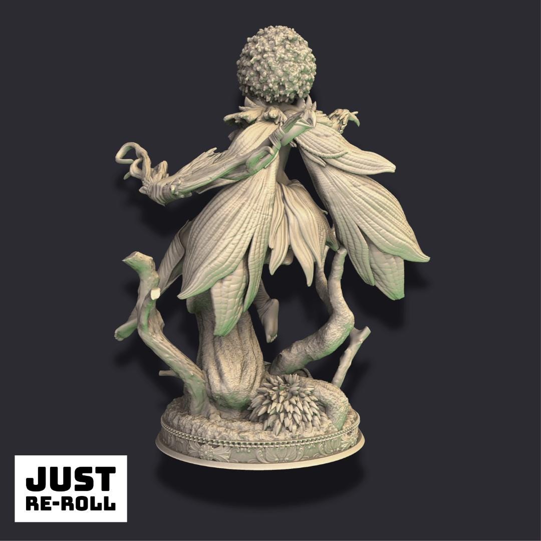 Elenil – Dryad of Passage - 3D Printed Monster Character Miniature
