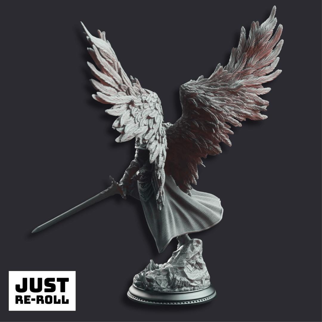 Lydia Ascended Horauthin’s Will - 3D Printed Paladin Character Miniature