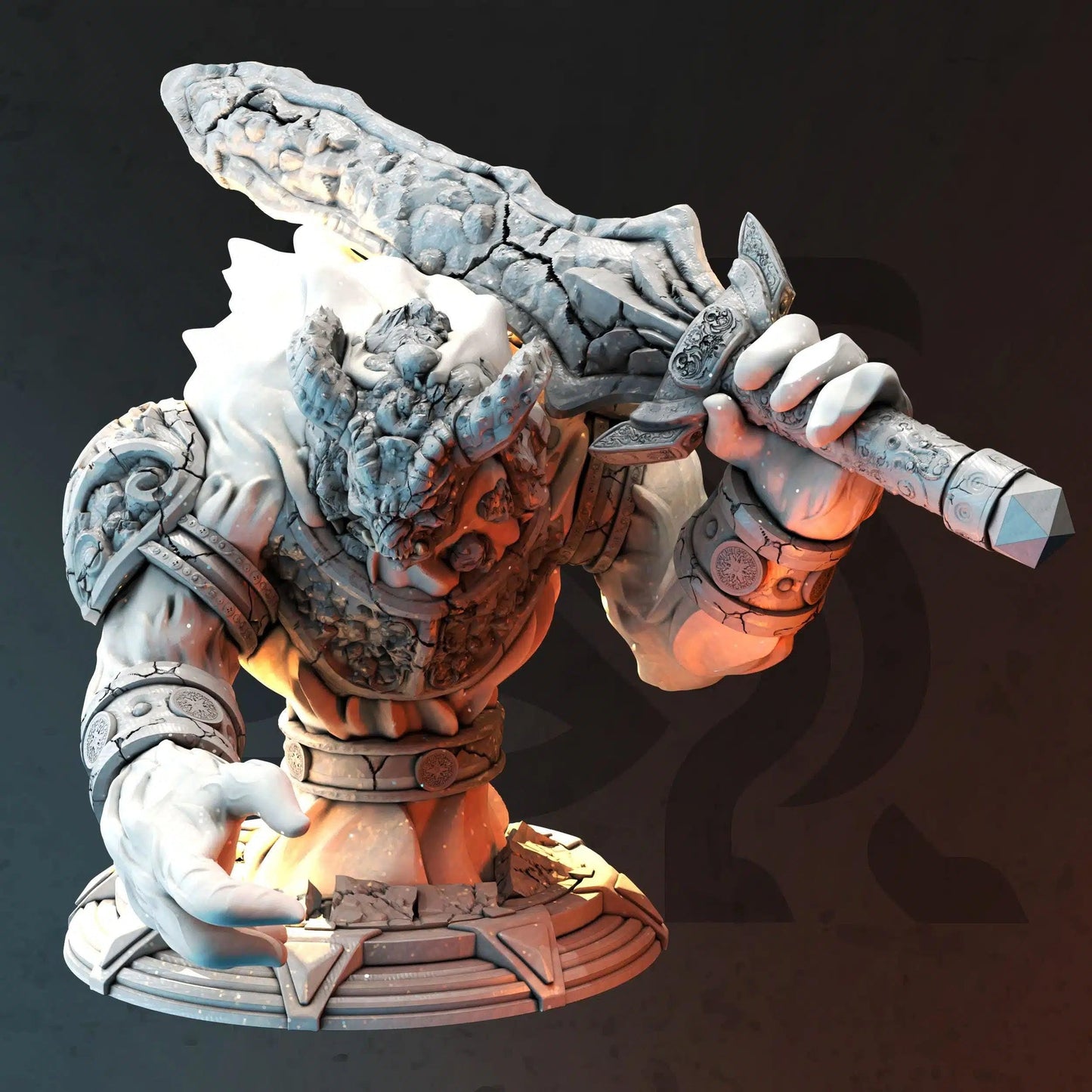 Sorngaar – The Cindering - 3D Printed Monster Character Miniature