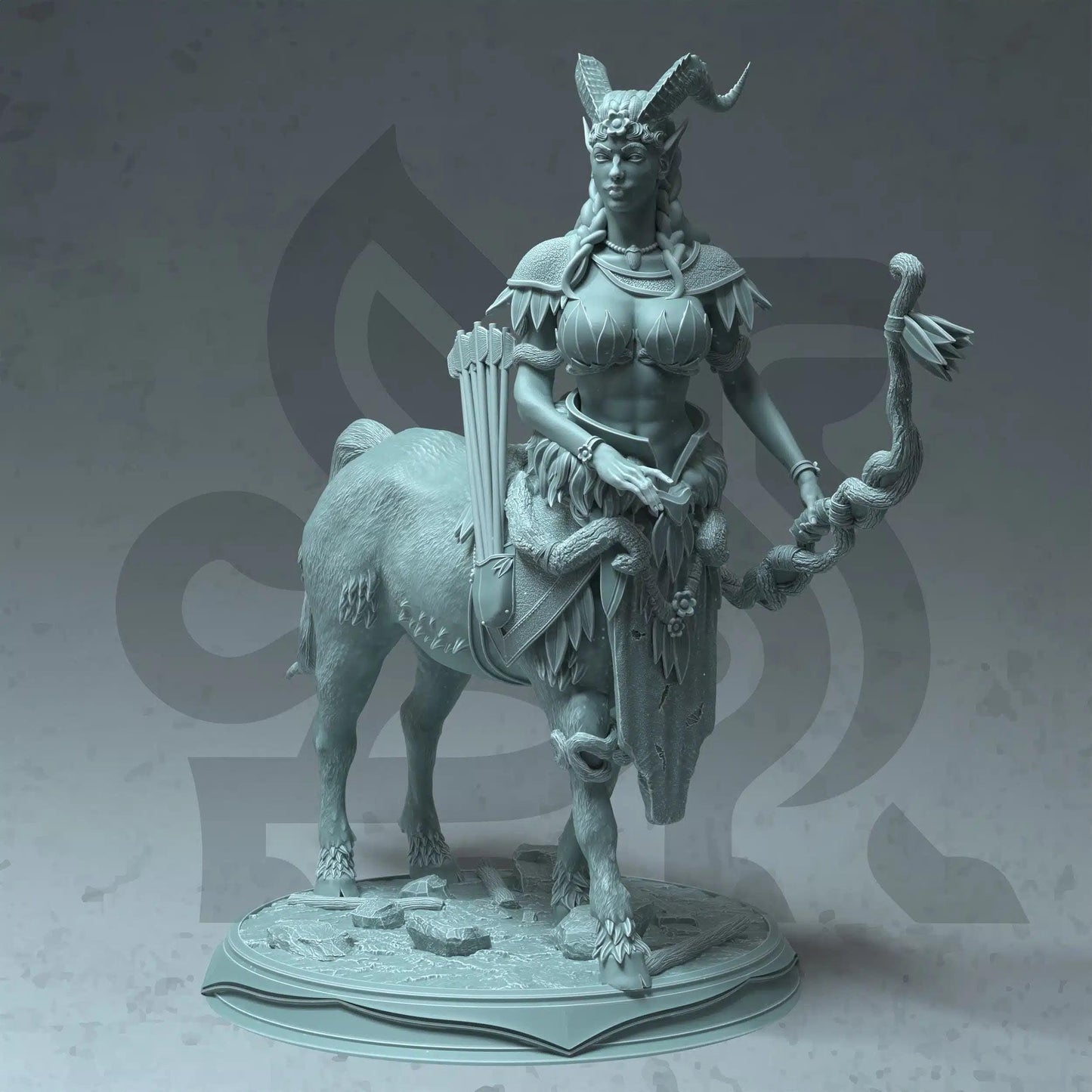 Tanagor – Sentinel of the Woods - 3D Printed Druid Character Miniature