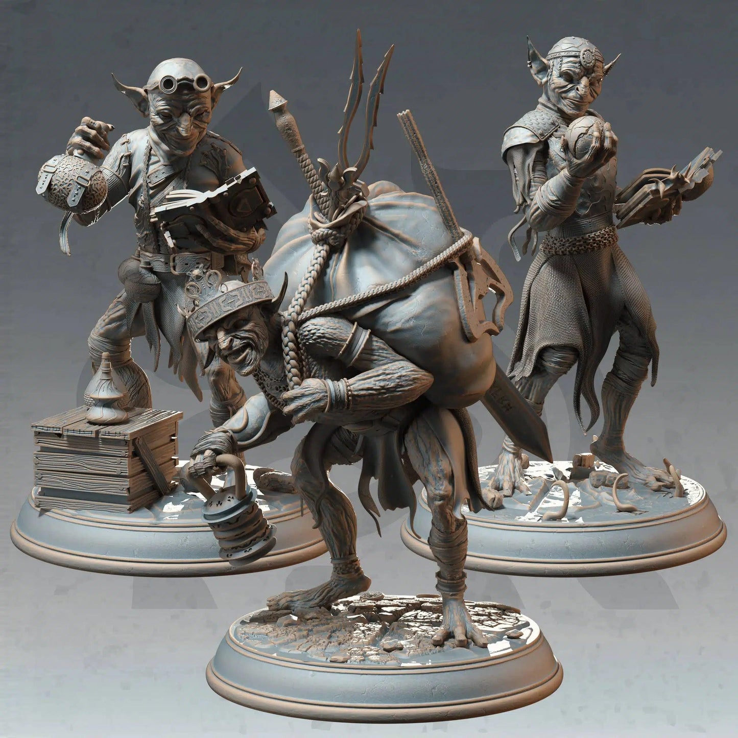 Mana Goblins - 3D Printed Monster Character Miniature