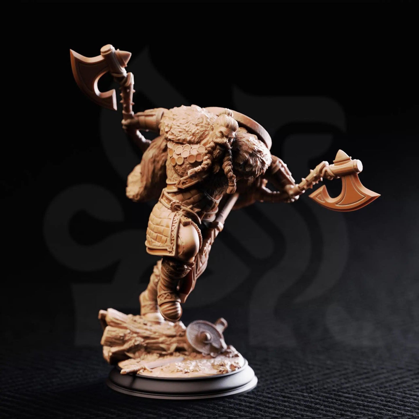 Magnar Nylstrom – Nordic War Chief - 3D Printed Barbarian Character Miniature