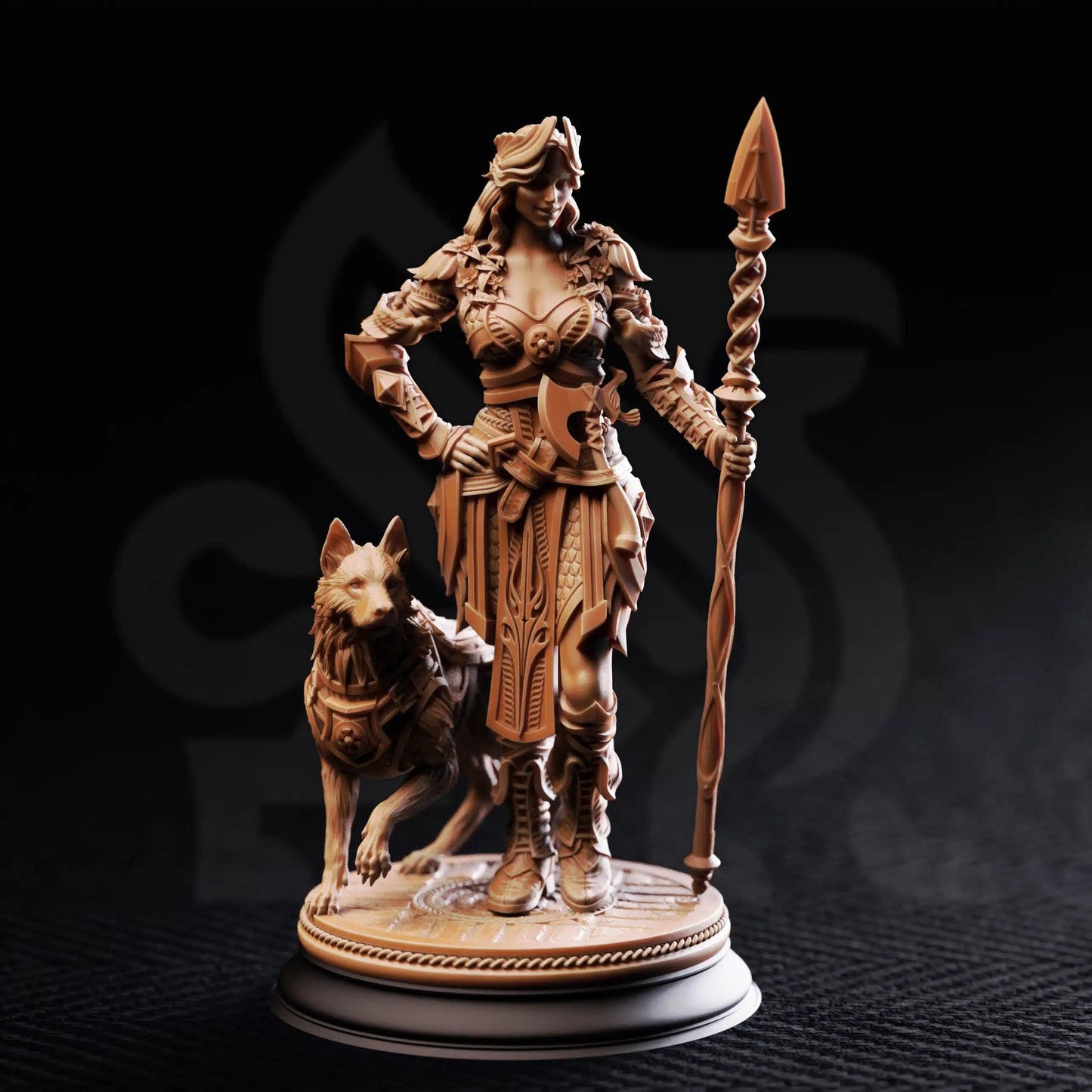 Frøya – Maiden of Life - 3D Printed Druid Character Miniature