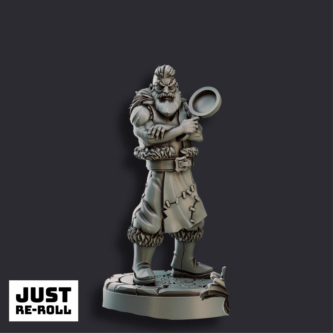 Viking Townsfolk - 3D Printed NPC Miniatures